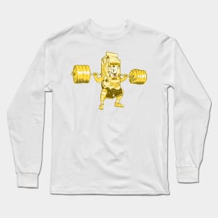 Banana Milkshake cartoon Exercising Long Sleeve T-Shirt